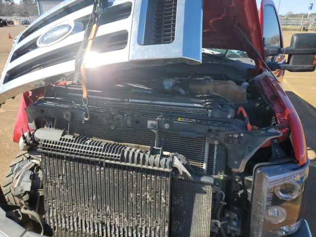 1FTSW21R48EA25739 - 2008 FORD F250 SUPER DUTY RED photo 11