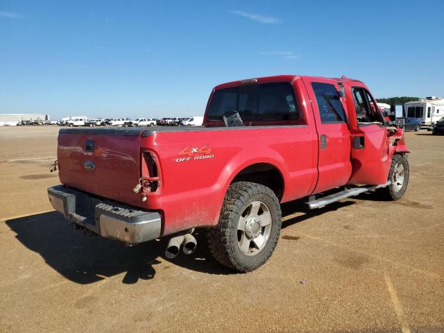 1FTSW21R48EA25739 - 2008 FORD F250 SUPER DUTY RED photo 3