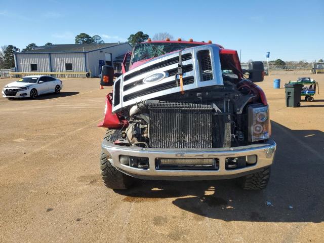 1FTSW21R48EA25739 - 2008 FORD F250 SUPER DUTY RED photo 5