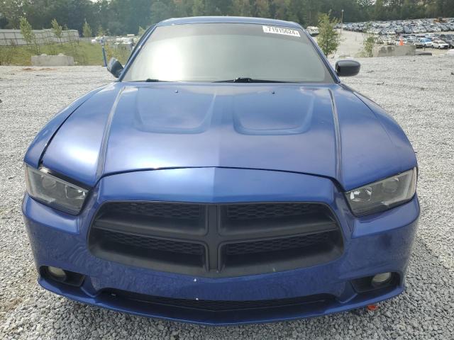 2C3CDXHG9CH301365 - 2012 DODGE CHARGER SXT BLUE photo 5