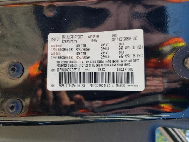 1D7HU18N35J625710 - 2005 DODGE RAM 1500 ST BLACK photo 13