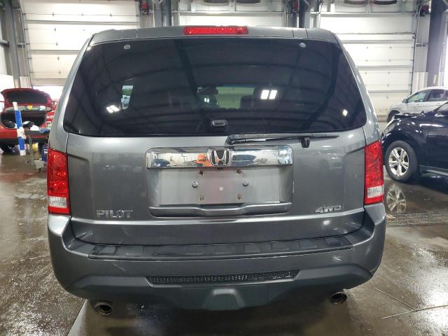 5FNYF4H66DB043573 - 2013 HONDA PILOT EXL GRAY photo 6