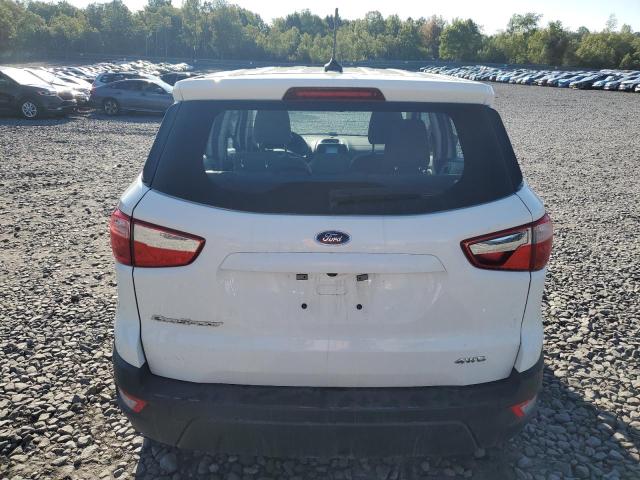 MAJ6S3FL9NC475987 - 2022 FORD ECOSPORT S WHITE photo 6