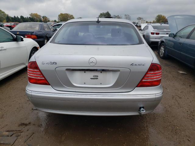 WDBNG83J63A363498 - 2003 MERCEDES-BENZ S 430 4MATIC SILVER photo 6