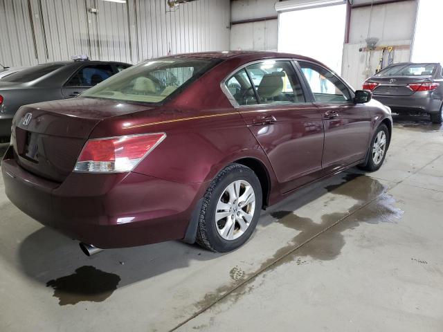 1HGCP2F44AA071956 - 2010 HONDA ACCORD LXP BURGUNDY photo 3