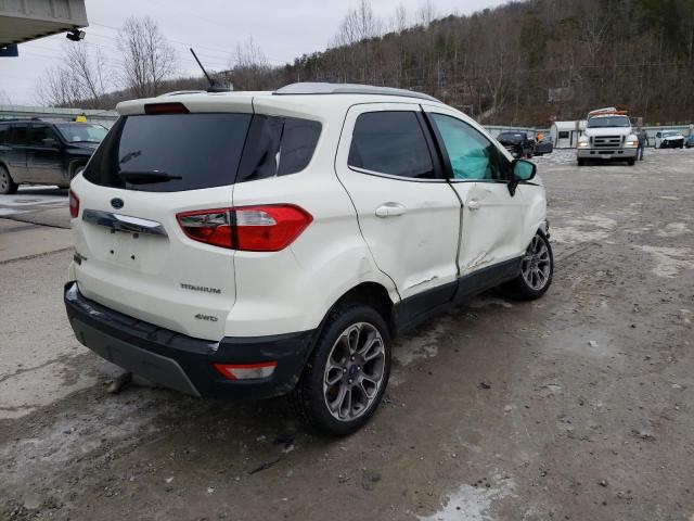 MAJ6S3KL6LC316587 - 2020 FORD ECOSPORT TITANIUM WHITE photo 3