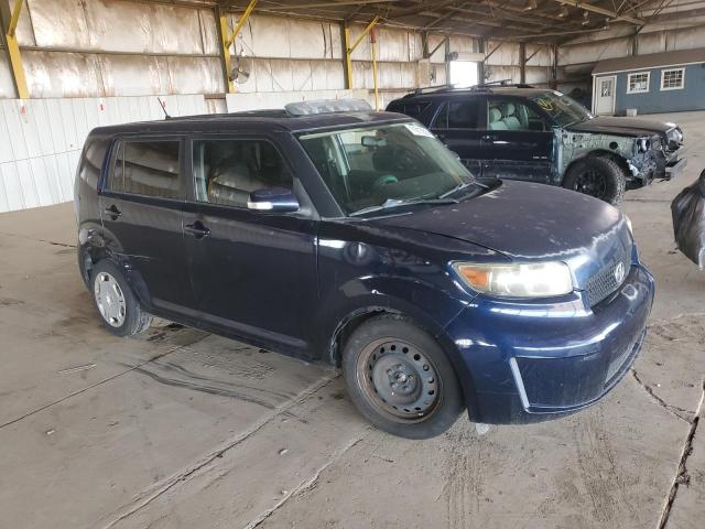 JTLKE50E281025317 - 2008 TOYOTA SCION XB BLUE photo 4