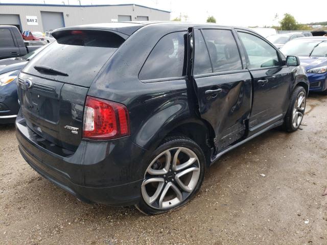 2FMDK4AK7EBA23599 - 2014 FORD EDGE SPORT BLACK photo 3