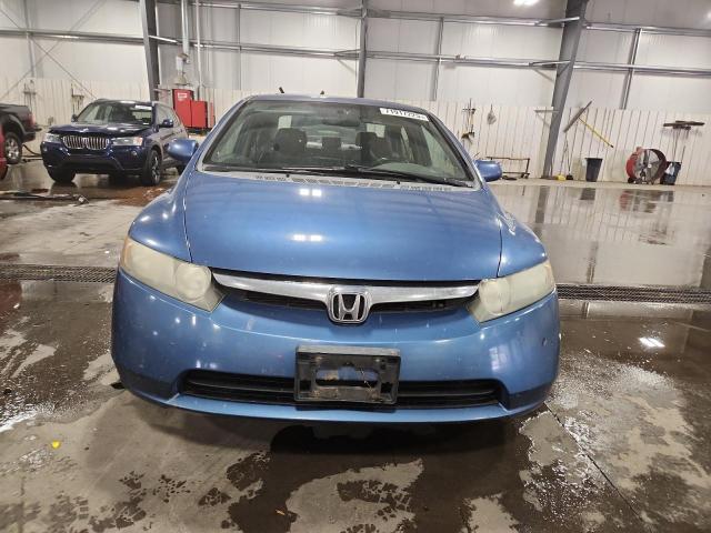 1HGFA16958L102554 - 2008 HONDA CIVIC EXL BLUE photo 5