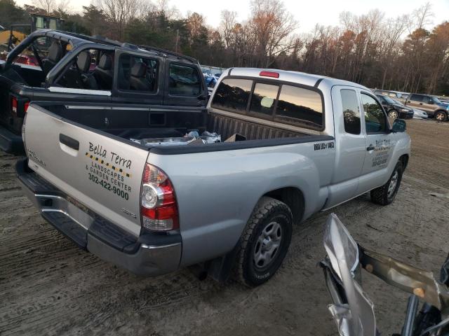 5TFTX4CN3BX002732 - 2011 TOYOTA TACOMA ACCESS CAB SILVER photo 3