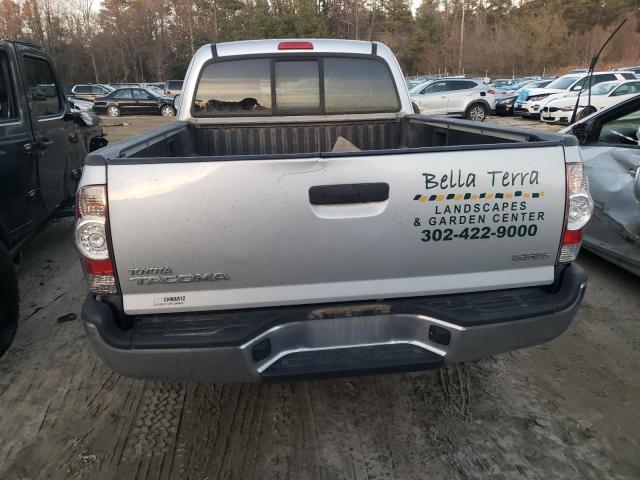 5TFTX4CN3BX002732 - 2011 TOYOTA TACOMA ACCESS CAB ვერცხლისფერი ფოტო 6