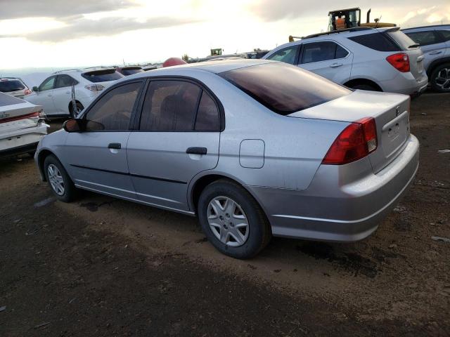2HGES163X4H563762 - 2004 HONDA CIVIC DX VP فضي صورة 2