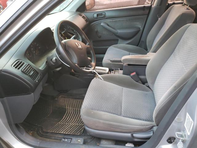 2HGES163X4H563762 - 2004 HONDA CIVIC DX VP فضي صورة 7