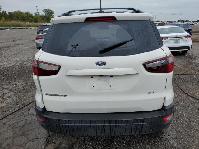 MAJ6P1CL1JC243050 - 2018 FORD ECOSPORT SES WHITE photo 6