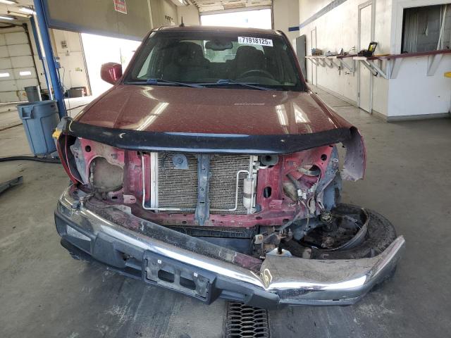 1GCHTDFE2B8106362 - 2011 CHEVROLET COLORADO LT BURGUNDY photo 5