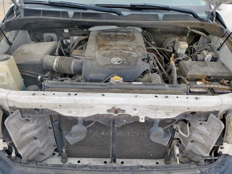 5TFRM5F17DX059827 - 2013 TOYOTA TUNDRA DOUBLE CAB SR5 WHITE photo 11