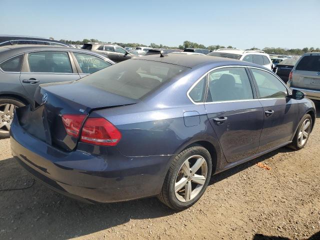 1VWBH7A38CC052690 - 2012 VOLKSWAGEN PASSAT SE BLUE photo 3