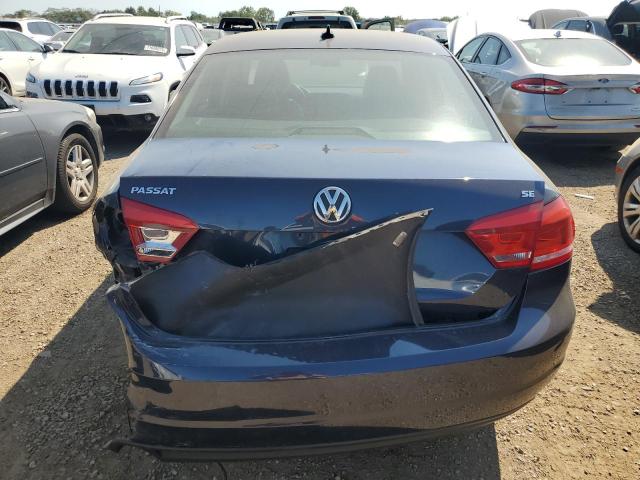 1VWBH7A38CC052690 - 2012 VOLKSWAGEN PASSAT SE BLUE photo 6