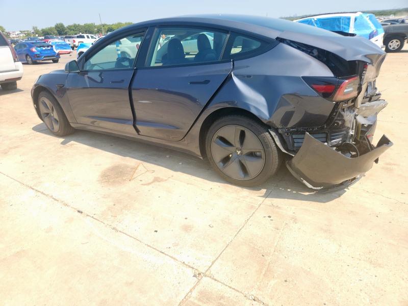 5YJ3E1EA9PF554140 - 2023 TESLA MODEL 3 GRAY photo 2