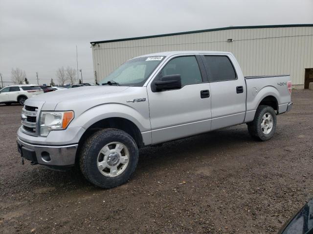 1FTFW1EF2EKF84103 - 2014 FORD F150 XLT SUPERCREW SILVER photo 1