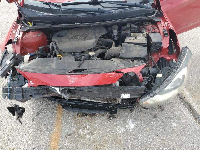 KMHCT5AE4DU083907 - 2013 HYUNDAI ACCENT GLS 红色 照片 12