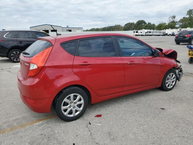 KMHCT5AE4DU083907 - 2013 HYUNDAI ACCENT GLS 红色 照片 3