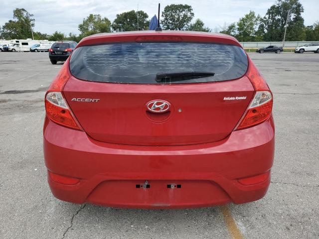 KMHCT5AE4DU083907 - 2013 HYUNDAI ACCENT GLS 红色 照片 6