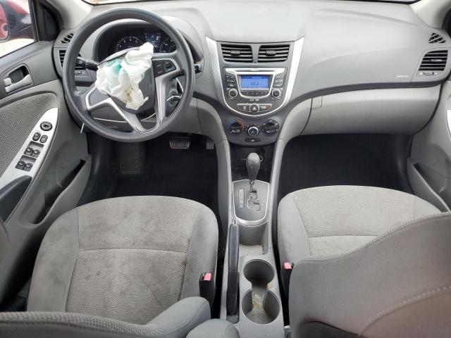 KMHCT5AE4DU083907 - 2013 HYUNDAI ACCENT GLS 红色 照片 8