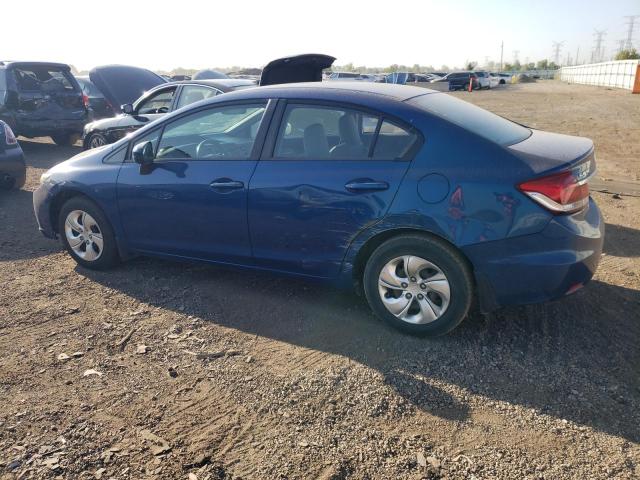 19XFB2F54EE002965 - 2014 HONDA CIVIC LX BLUE photo 2