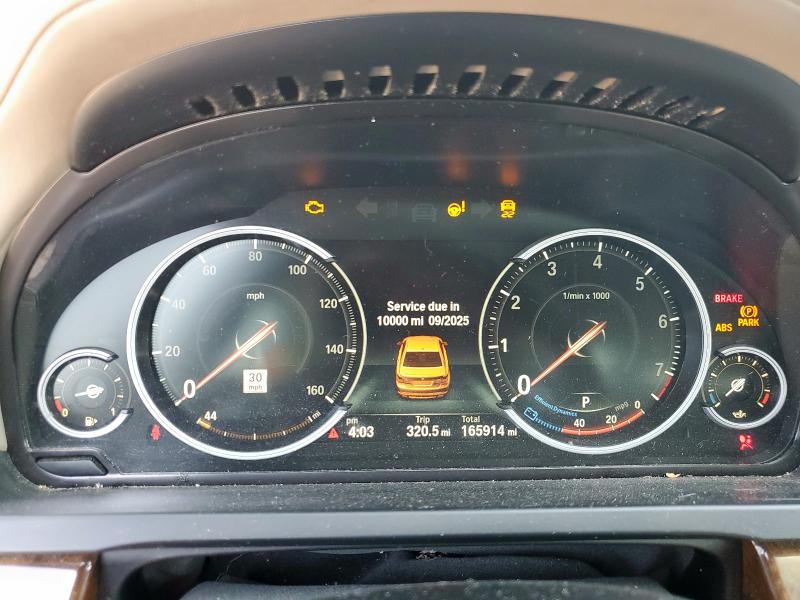 WBAYA8C51FG197604 - 2015 BMW 750 I WHITE photo 9