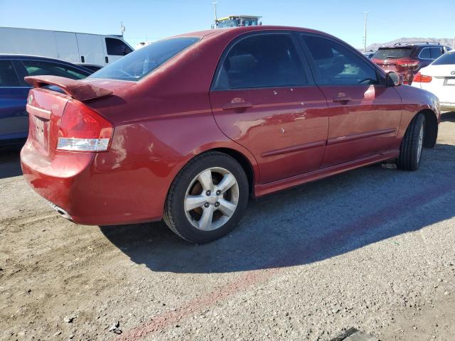 KNAFE121285015991 - 2008 KIA SPECTRA EX BURGUNDY photo 3