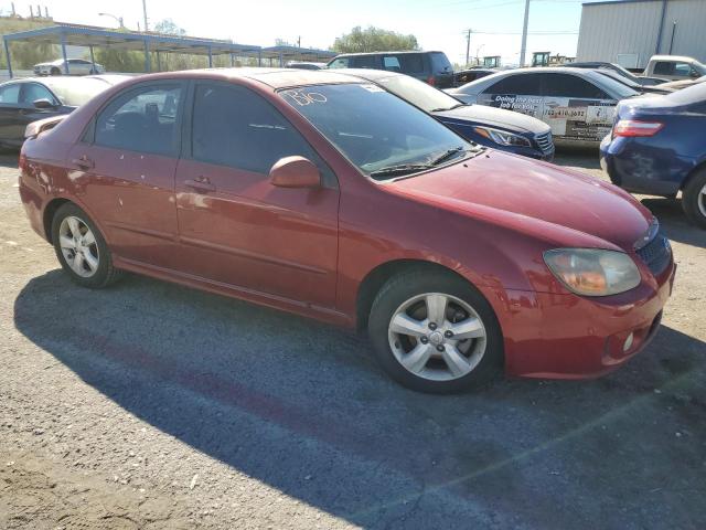 KNAFE121285015991 - 2008 KIA SPECTRA EX BURGUNDY photo 4