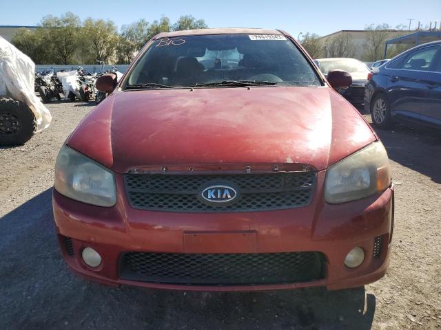 KNAFE121285015991 - 2008 KIA SPECTRA EX BURGUNDY photo 5