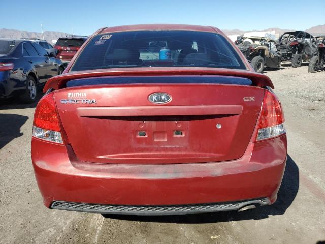 KNAFE121285015991 - 2008 KIA SPECTRA EX BURGUNDY photo 6