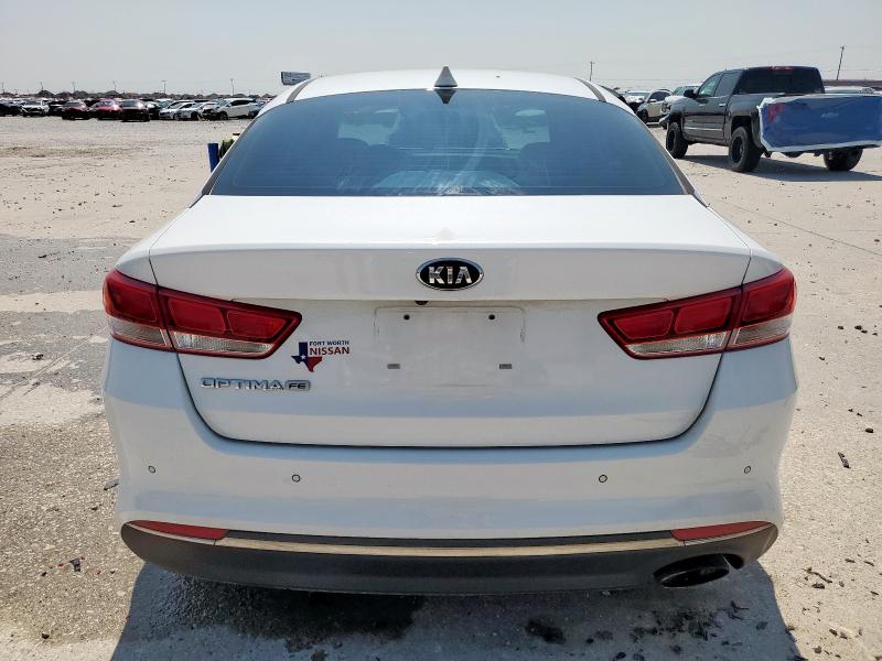 5XXGT4L36JG204191 - 2018 KIA OPTIMA LX WHITE photo 6