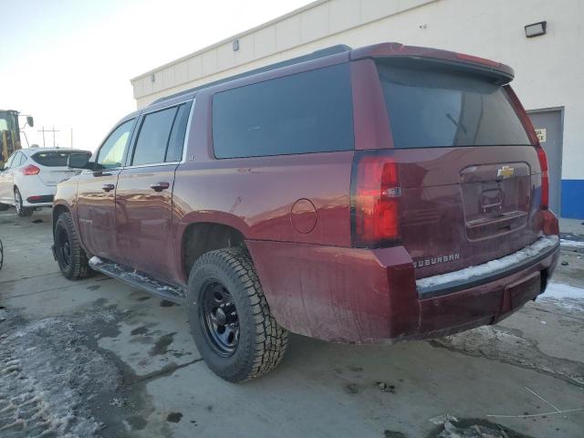 1GNSKHKCXGR365291 - 2016 CHEVROLET SUBURBAN K1500 LT MAROON photo 2