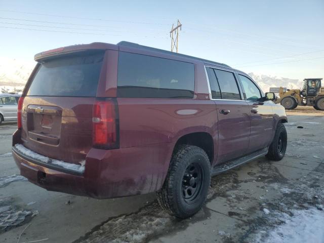 1GNSKHKCXGR365291 - 2016 CHEVROLET SUBURBAN K1500 LT MAROON photo 3