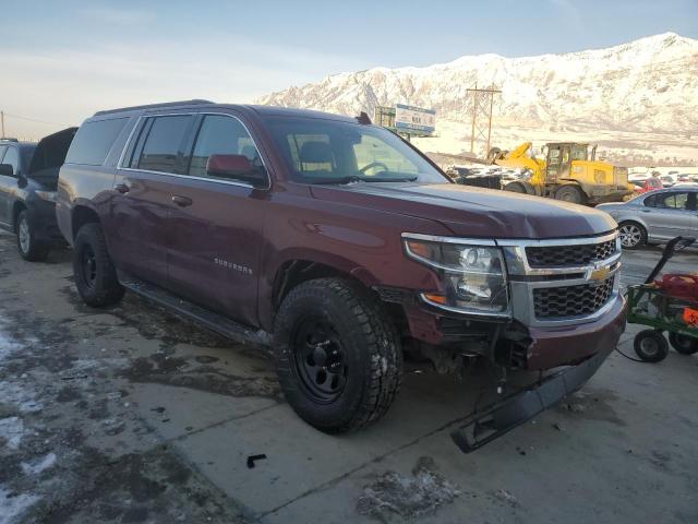 1GNSKHKCXGR365291 - 2016 CHEVROLET SUBURBAN K1500 LT MAROON photo 4