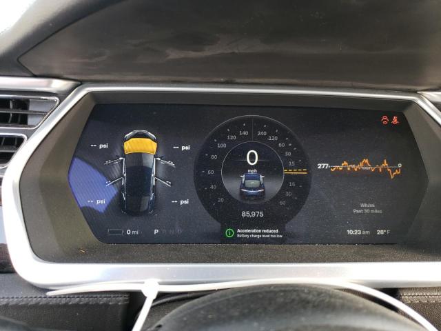 5YJSA1CGXDFP08705 - 2013 TESLA MODEL S Կապույտ լուսանկար 9