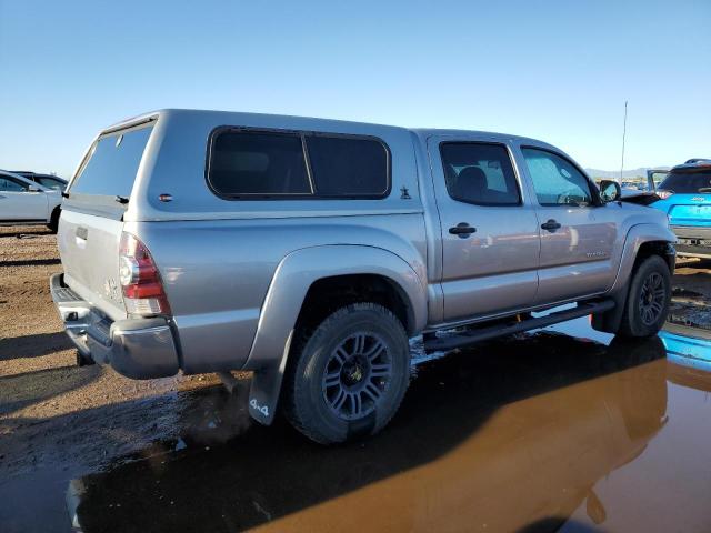 3TMLU4EN3EM144837 - 2014 TOYOTA TACOMA DOUBLE CAB SILVER photo 3