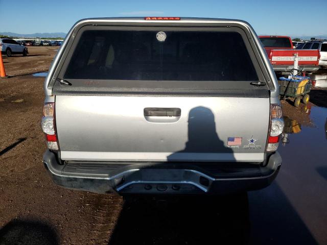 3TMLU4EN3EM144837 - 2014 TOYOTA TACOMA DOUBLE CAB SILVER photo 6