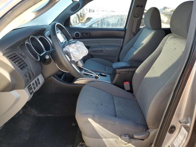 3TMLU4EN3EM144837 - 2014 TOYOTA TACOMA DOUBLE CAB SILVER photo 7