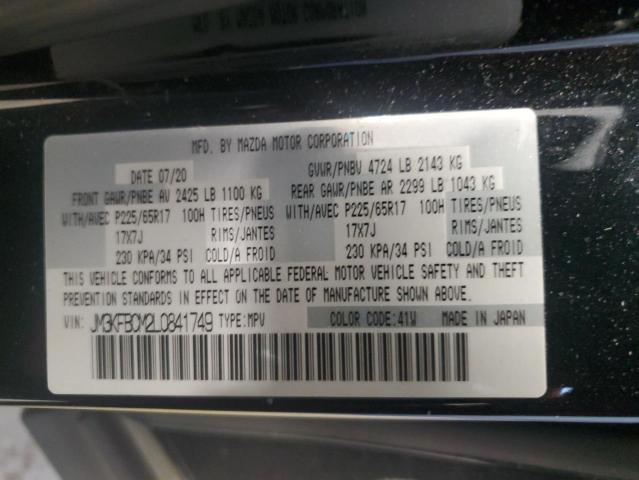 JM3KFBCM2L0841749 - 2020 MAZDA CX-5 TOURING BLACK photo 14