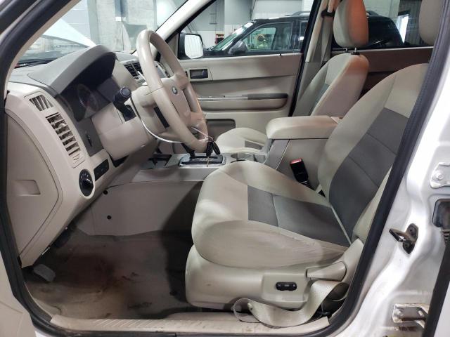 1FMCU59H98KA59387 - 2008 FORD ESCAPE HEV WHITE photo 7