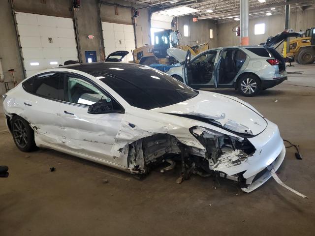 5YJ3E1EA9PF493582 - 2023 TESLA MODEL 3 WHITE photo 4