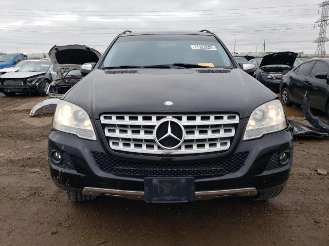 4JGBB8GB6AA541814 - 2010 MERCEDES-BENZ ML 350 4MATIC BLACK photo 5