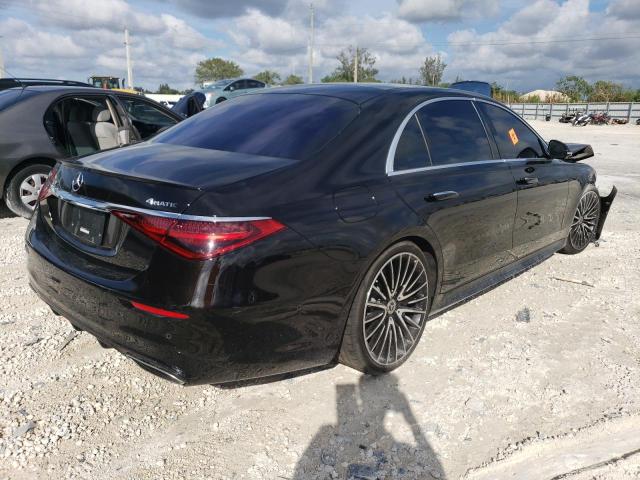 W1K6G7GB6MA037792 - 2021 MERCEDES-BENZ S 580 4MATIC BLACK photo 3