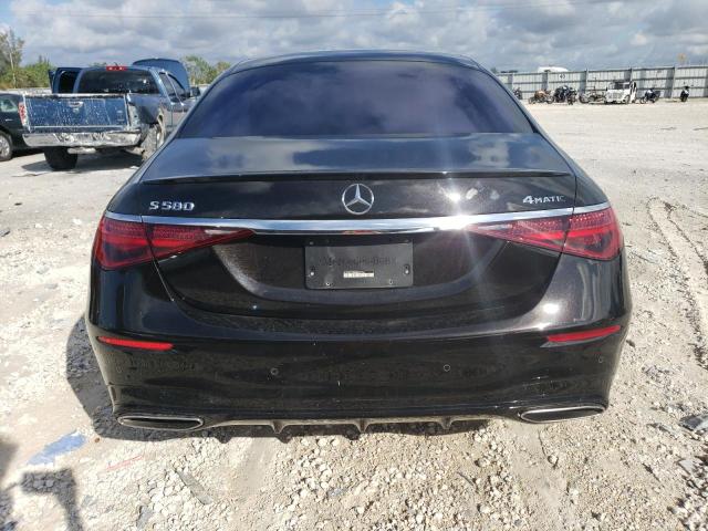 W1K6G7GB6MA037792 - 2021 MERCEDES-BENZ S 580 4MATIC BLACK photo 6