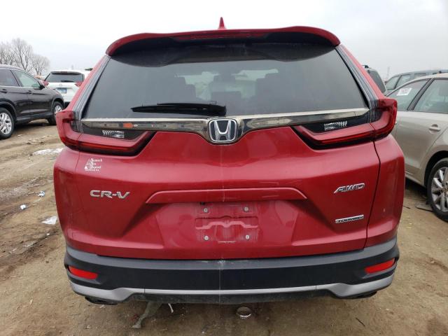 7FARW2H9XNE017499 - 2022 HONDA CR-V TOURI RED photo 6