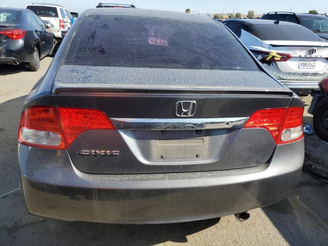 19XFA16669E023599 - 2009 HONDA CIVIC LX-S GRAY photo 6